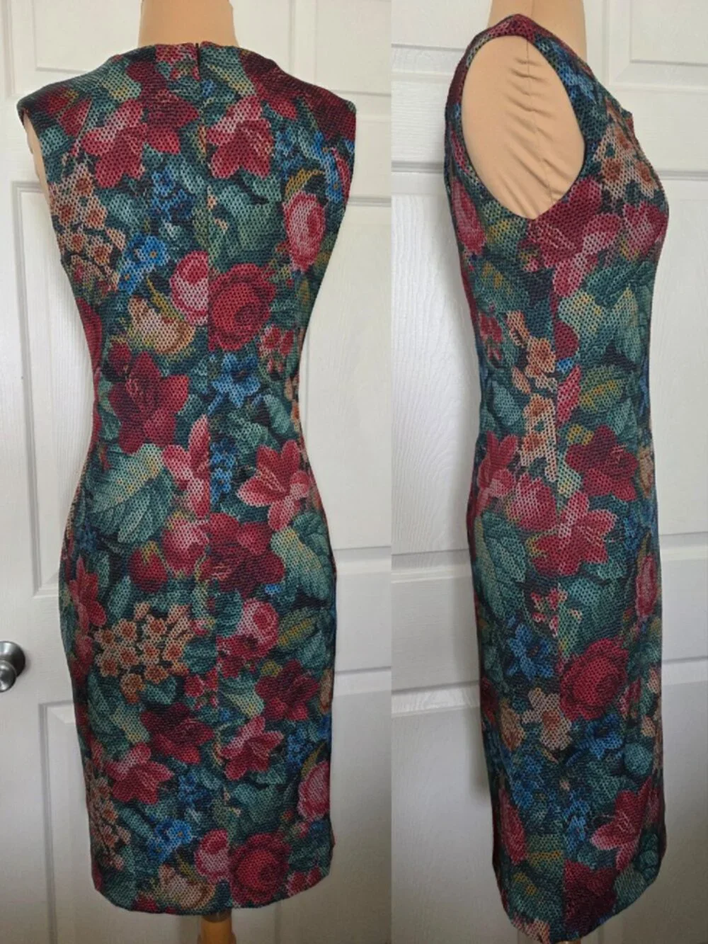 Phase 8 Sleeveless Floral Midi Floral Dress - Picture 3 of 16